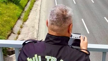 Bilecik’te drone takviyeli trafik kontrolü